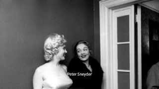 Extremely RARE Marilyn Monroe  Meets Marlene Dietrich 1955 [upl. by Doniv251]