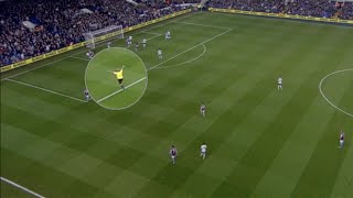 Referee Mike Dean celebrating Tottenham goal vs Aston Villa [upl. by Eirrehc457]