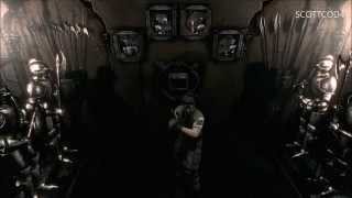 Resident Evil 1 HD  Statue Puzzle Room Death Mask [upl. by Wanda]