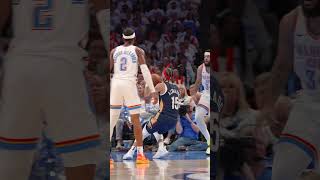 Jose Alvarado Floater nba pelicans playoffs thunder nbahighlights [upl. by Ameerak]