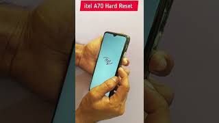 How to Hard Reset itel A70  itel A665L Hard Reset [upl. by Namielus]