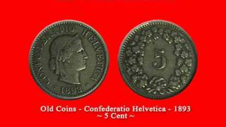 TC666  Old Coins  1893  Confederatio Helvetica  5 Cents [upl. by Alfy]