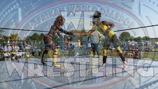 WLW Views  Trish Adora vs Queen Aminata PanAfrikan World Diaspora Wrestling Championship [upl. by Garek]