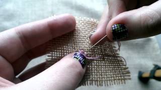 Pin stitch tutorial [upl. by Nayhr]