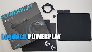 LOGITECH POWERPLAY NEVER CHARGE YOUR WIRELESS MOUSE Unboxing and Setup [upl. by Boni]