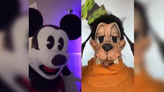 TikTok Mickey Mouse Reacts TRY NOT TO LAUGH CHALLENGE PART 4 HassanKhadair Mickey Puppet [upl. by Essej]