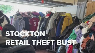 1 million retail theft bust in Stockton [upl. by Keelia]