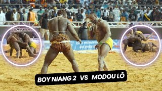 Combat Modou Lô vs Boy Niang 2  Reportage Tapha Gueye Palla Diop et Lamine Seck [upl. by Akima832]