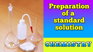 Chemistry  Preparation of a standard solution with sodium chloride [upl. by Aikkan116]