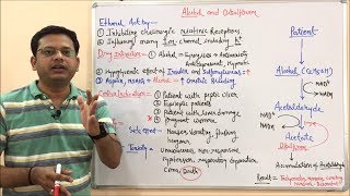 Alcohol amp Disulfiram Part 2 Final  Disulfiram Mechanism of Action Contraindication amp Interaction [upl. by Selmner]