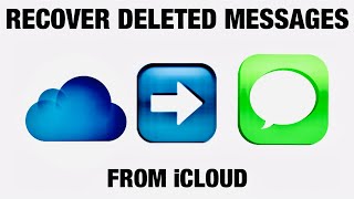 How to recover Messages from iCloud on iPhone  No Computer [upl. by Garland]