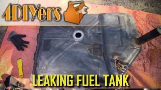 How to Repair a Leaking Metal Fuel Tank Without Welding [upl. by Erdna]