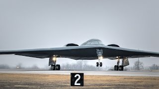 B2 Stealth Bomber Landing Whiteman Air Force Base [upl. by Rehpotisrhc]