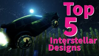 Top 5 Interstellar Designs Fennec Edition Rocket League [upl. by Duval]