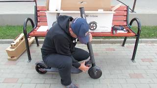 Unboxing Ninebot Segway ES2 Folding Electric Scooter from Xiaomi Mijia [upl. by Hodgkinson]