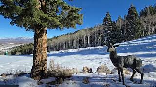 Stag Lodge Deer Valley Lobby Bar Restaurant Ski Access [upl. by Relyks318]