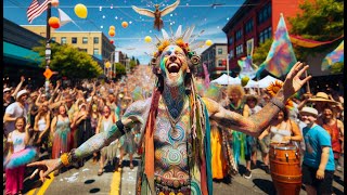 The Joy Unleashed Fremont Solstice Parade Magic [upl. by Niatsirk]