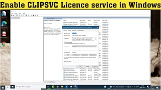 How To Enable CLIPSVC client License Service Not Starting in Windows [upl. by Biamonte]