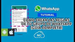 COMO CREAR LAS REGLAS PARA UN GRUPO DE WHATSAPP GUÍA COMPLETA [upl. by Cira]