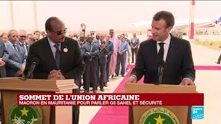 REPLAY  Le discours dEmmanuel Macron lors du Sommet de lUnion africaine en Mauritanie [upl. by Bradleigh549]