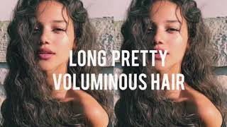 Warning ⚠️ this subliminal is Very Extremely Powerful Grow Long Pretty Voluminous Hair [upl. by Thorr]