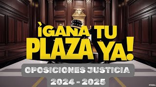 Cómo Ganar tu Plaza en las Oposiciones de Justicia 2025 [upl. by Jessa]