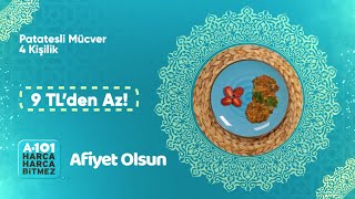 En Ucuz Ramazan Yemekleri  Patatesli Mücver  A101 [upl. by Aretahs113]