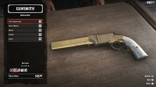 Red Dead Redemption 2  Weapons amp Weapon Customization RDR2 2018 PS4 Pro [upl. by Christopher924]