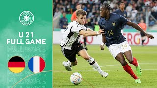 Germany vs France  Full Game  U 21 Friendly [upl. by Thorndike625]