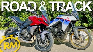 Honda TRANSALP 750 vs Triumph TIGER 660 QuickTest30 [upl. by Eiramadnil]