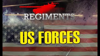 US FORCES  Regiments Skirmish Gameplay 2 Hard AI Frontline [upl. by Nuhsed]