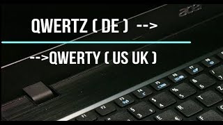 How to change QWERTZ to QWERTY keyboard [upl. by Ykvir]