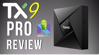 Tanix TX9 Pro Amlogic S912 Octa Core Android 71 4K TV Box Review [upl. by Kurzawa]