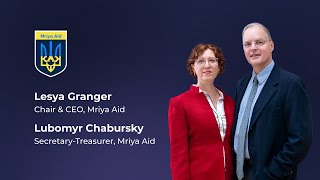 Client Testimonial Lesya Granger and Lubomyr Chabursky Mriya Aid [upl. by Yvel751]