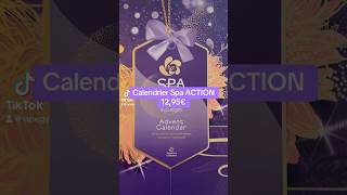 ACTION Calendrier Spa ✨ calendrierdelavent2021 shortvideo [upl. by Gipps]