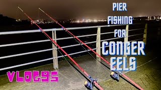 Sea Fishing Uk  Winter Conger Fishing  Mount Batten Pier  Vlog95 [upl. by Alfonso747]