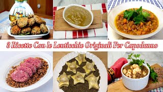 8 Ricette Con le Lenticchie Originali Per Capodanno  8 Recipes With Original Lentils For New Years [upl. by Suoilenroc]