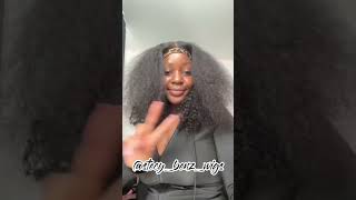 16 inches doubled drained Jerry curl glueless wig 285 8613197868201 wiginstall gluelesswig [upl. by Eaneg]