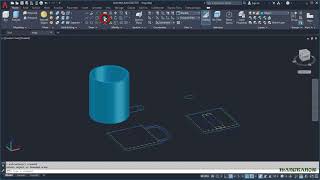 Convert 2D Objects to 3D Objects  AutoCAD 2021  Autodesk Knowledge Network [upl. by Nomit]