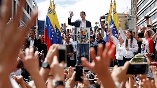 Cosa succede in Venezuela Guaidò si proclama presidente Maduro grida al golpe [upl. by Lavicrep963]