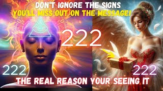 222 Angel Number Message Reveal [upl. by Nyladnohr]