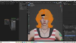 How to change hair colour sims 4 blender [upl. by Enairb]