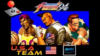 KOF 94 Arcade  USA Team [upl. by Mcgannon316]