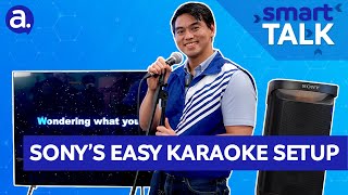 Smart Talk Easy Karaoke Setup  Abenson [upl. by Ecirtnom]