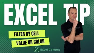 Filter Excel Tip Filter Your Sheet By Cell Value Or Color [upl. by Kial]