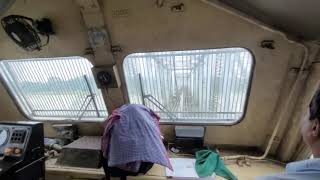 Inside GT46PAC EMD WDP4 Diesel Engine Premium AC Superfast Express Loco Cab Ride [upl. by Naitsabas]