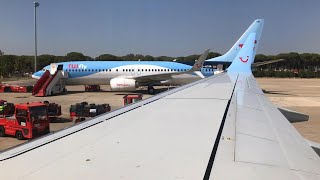 LANDING  TUIfly  Boeing 737 MAX 8  Jerez de la Frontera Airport [upl. by Pleasant]