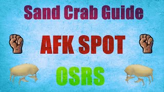 Sand Crab Guide 2007  Location Afk Combat Training Spot Oldschool Runescape OSRS [upl. by Hpsoj545]