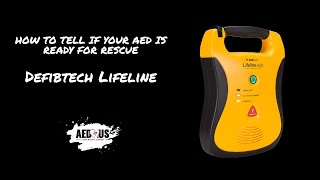 How To Tell If Your Defibtech Lifeline AED Is Ready For Rescue  AEDUS [upl. by Ashely462]