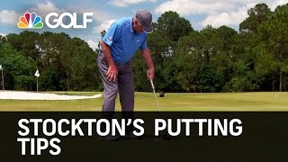 Stocktons Putting Tips  Golf Channel Academy  Golf Channel [upl. by Roselyn]